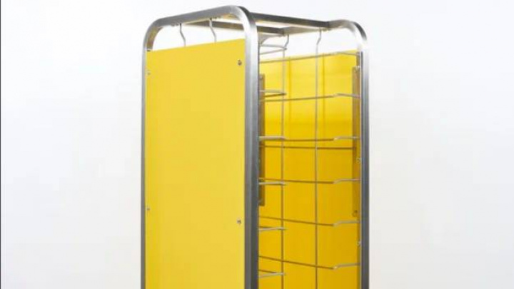 ТЕЛЕЖКА-ШПИЛЬКА ЗАКРЫТАЯ С 3-х СТОРОН ТШРЗППР-12/360/540 ДЛЯ ПОДНОСОВ НА ПРУТКЕ