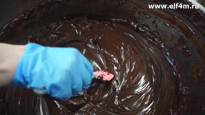 Куттер вакуумный ИПКС-032-80РП(Н) в кондитерском производстве. Шоколадно-сливочный крем ганаш.