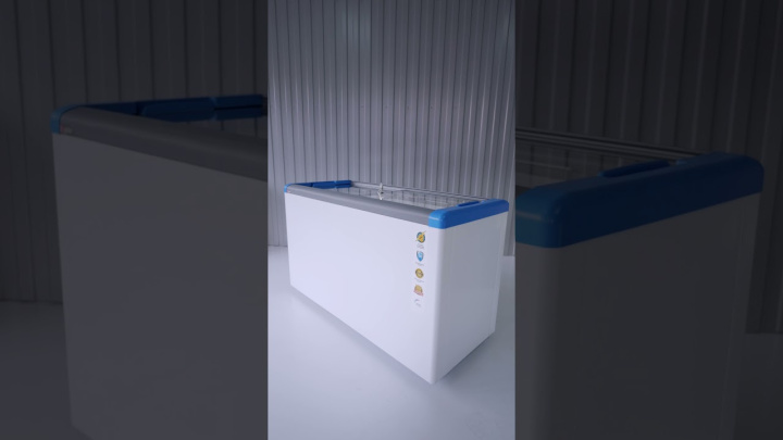 Морозильные лари Frostor с прямыми стеклянными шторками