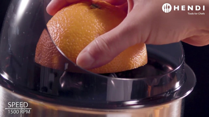 Elektromos citrusfacsaró, kézi leszorítású - HENDI 221204