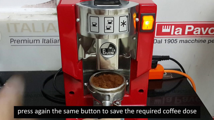 Programming the grinder - La Pavoni ZED