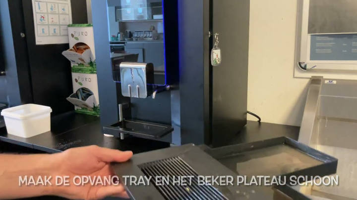 Dagelijks en wekelijks onderhoud voor de Animo OptiBean 3 Touch