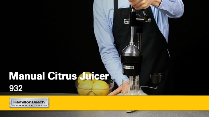 932 Manual Citrus Juicer | Hamilton Beach Commercial® | Commercial Grade and Iconic Styling | 932