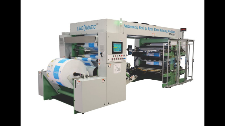 STM 125 E - Automatic Reel to Reel Flexo Printing Machine