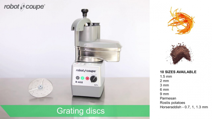 Robot-Coupe R402 Food Processors: Accessories