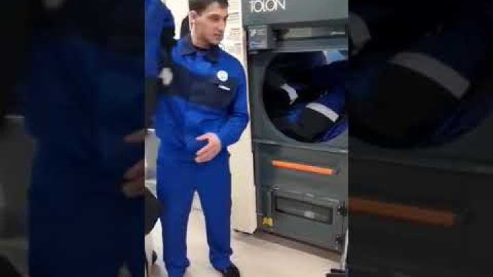 Загрузка спецодежды в сушильные машины TOLON TTD