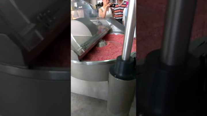 ZB-125 High Speed Meat Bowl Cutter Chopping Meat