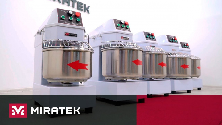 Тестомесы для дрожжевого теста Miratek серии PX