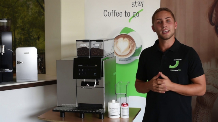 Reinigungsvorgang Thermoplan Black&White 4c