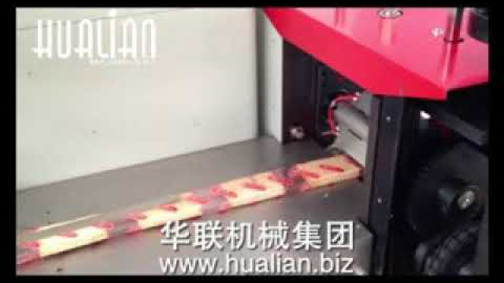 Hualian DXDZ-250B Automatic Horizontal Pillow Wrapping Machine With Dropped Device