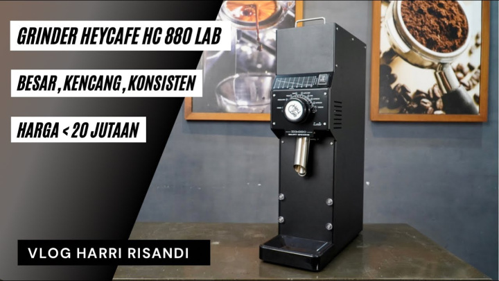 REVIEW GRINDER HEYCAFE HC880 LAB, MANTAP POLL HASILNYA