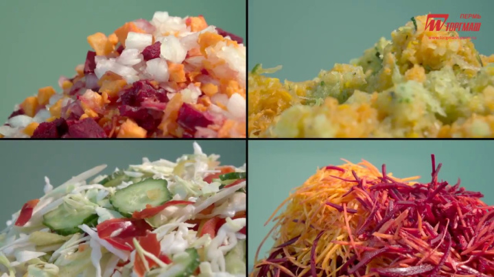 Презентация овощерезательно-протирочной машины ТОРГМАШ ОМ-350П