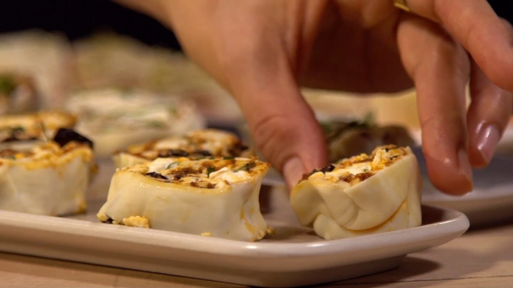 Bouchées apéritives : Trio de Roulés