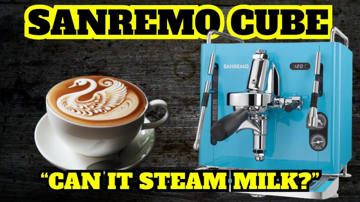 Can San Remo Cube STEAM Milk like a PRO for Latte Art?