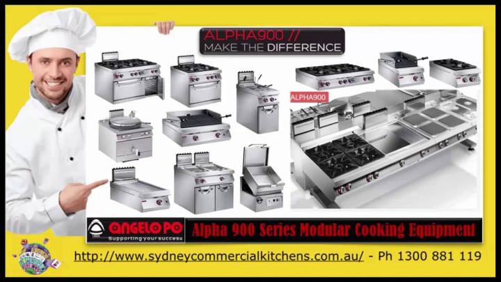 Angelo Po Alpha 900 Series Modular Cooking Equipment