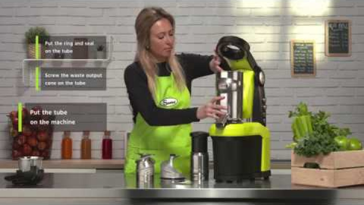 SANTOS Cold Press Juicer Nutrisantos 65 - Assembling Procedure