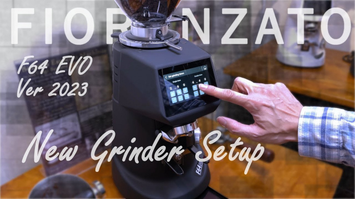 (240) Fiorenzato F64Evo Version 2023 . How to setup & New Grinder Setup . By Malaysia Barista