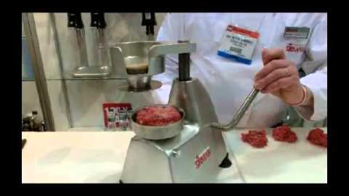 Burger press Sirman - Hamburgatrice manuale modello SA 130 - Patty press - Burger former