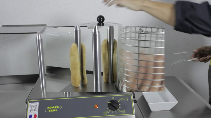 Hot-dog steamer - Roller Grill