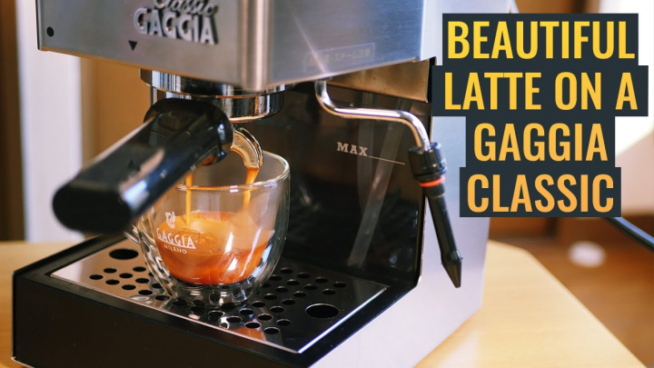 Gaggia Classic Espresso Machine & How To Make A Beautiful Latte