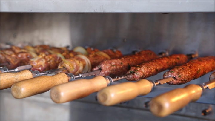 Тестирование электрошашлычницы МК-22