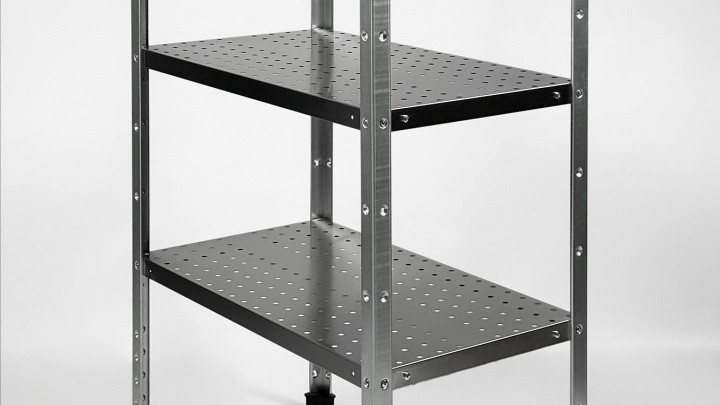 СТЕЛЛАЖ ПРОИЗВОДСТВЕННЫЙ ПЕРФОРИРОВАННЫЙ RESTOINOX СТПП-11/4