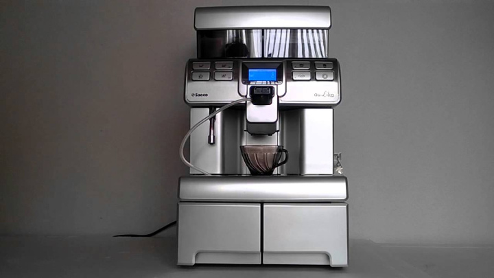 Пошаговое приготовление кофе на кофемашине Saeco Aulica Top