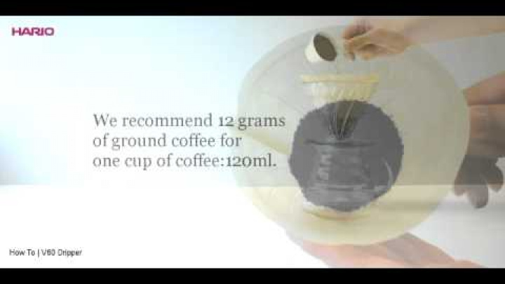 [HARIO]V60 Dripper Instruction Movie[Coffee] [VD-02]