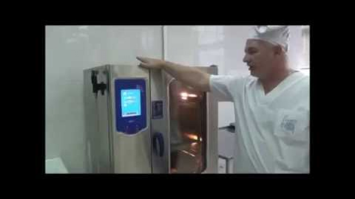 Работа на пароконвектомате  Abat ПКА 10-1/1ПП