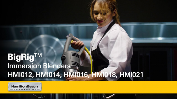 BigRig™ Immersion Blenders | Hamilton Beach Commercial® | HMI012, HMI014, HMI016, HMI018, HMI021