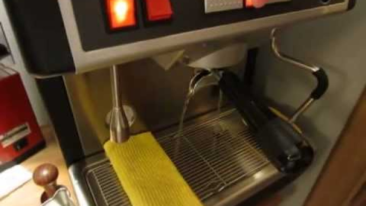 Making cappuccino