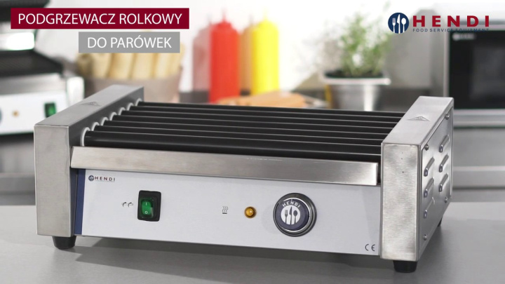 Podgrzewacz 7 rolkowy do parówek 268506